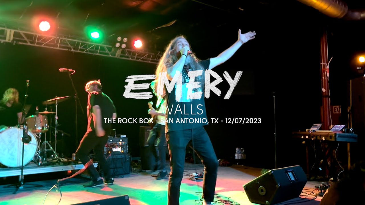 Emery - Walls (Live at The Rock Box, San Antonio, TX)