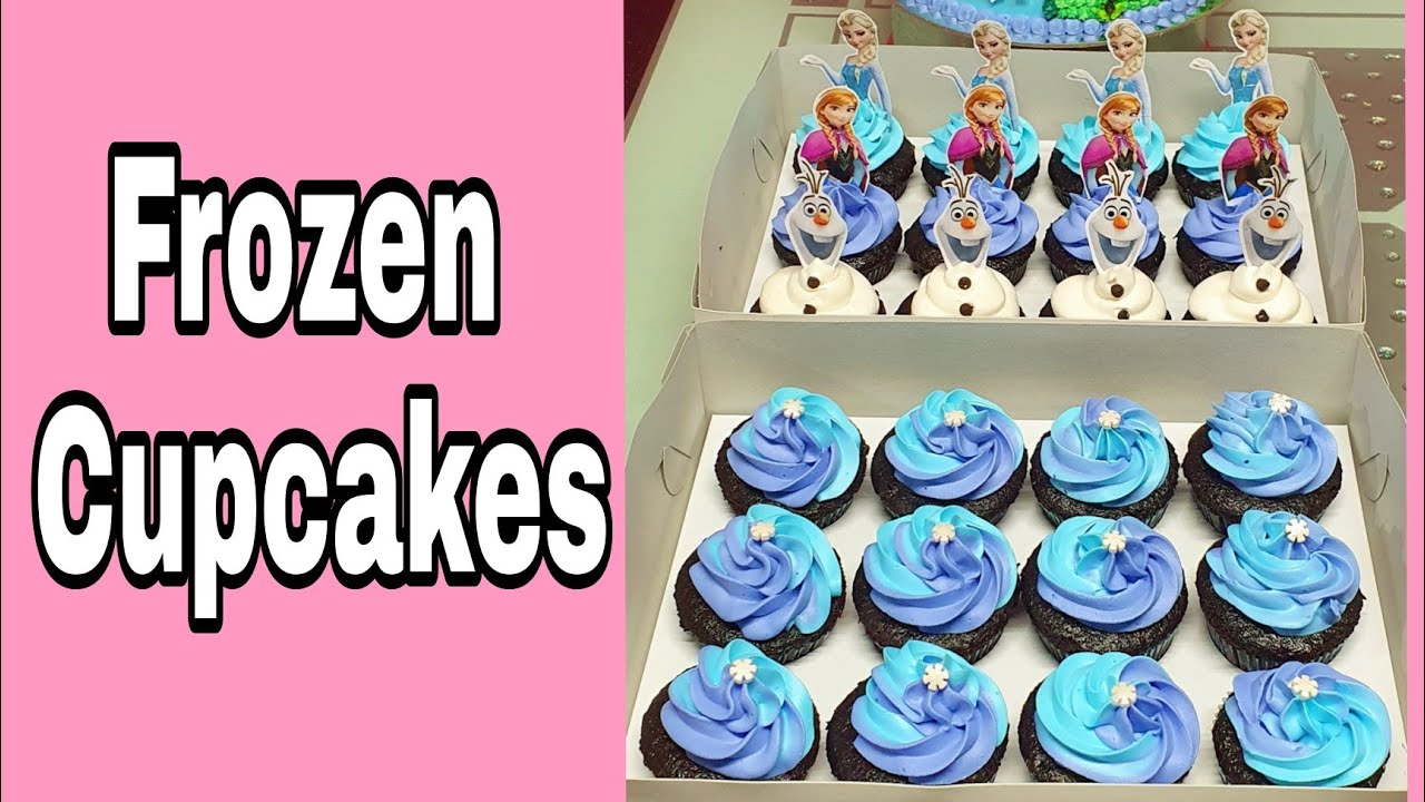 Frozen Cupcakes || Elsa and Anna Cupcakes