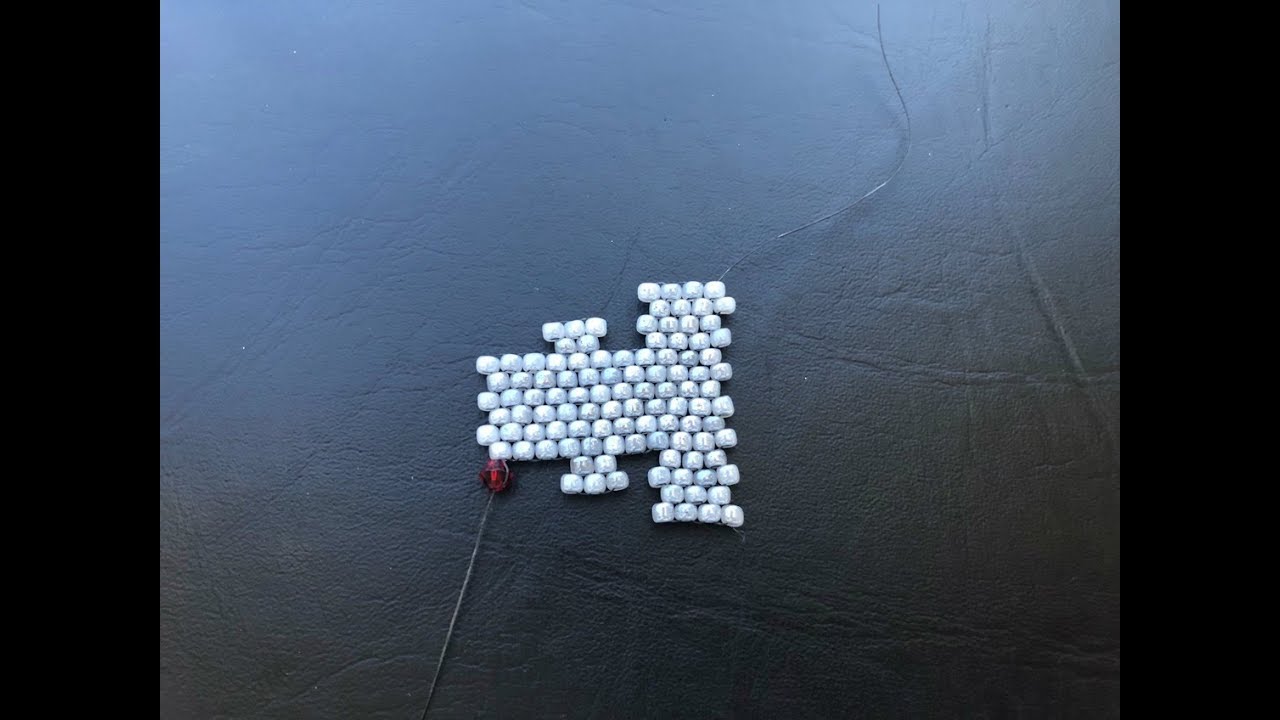 How to increase even count peyote stitch 💞
