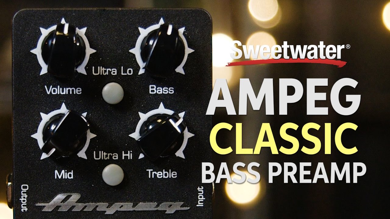 Ampeg Classic Analog Bass Preamp Pedal Demo