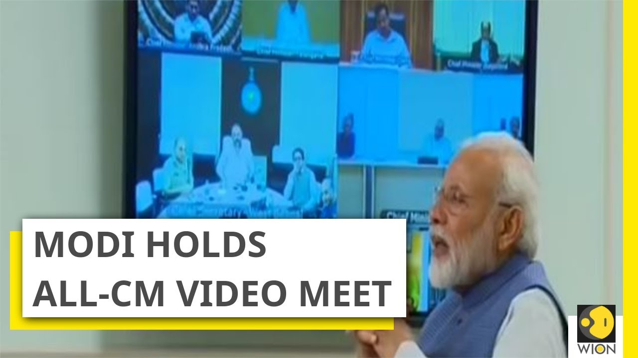India: PM Modi holds video conference with all Chief Ministers