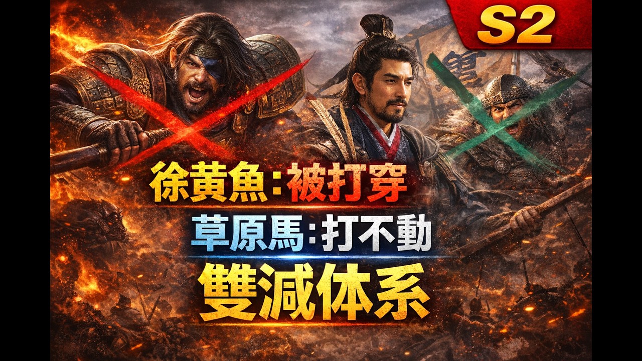 三謀S2丨S2平民神隊？雙減體系完整攻略｜不用S2戰法也能穩定高勝率