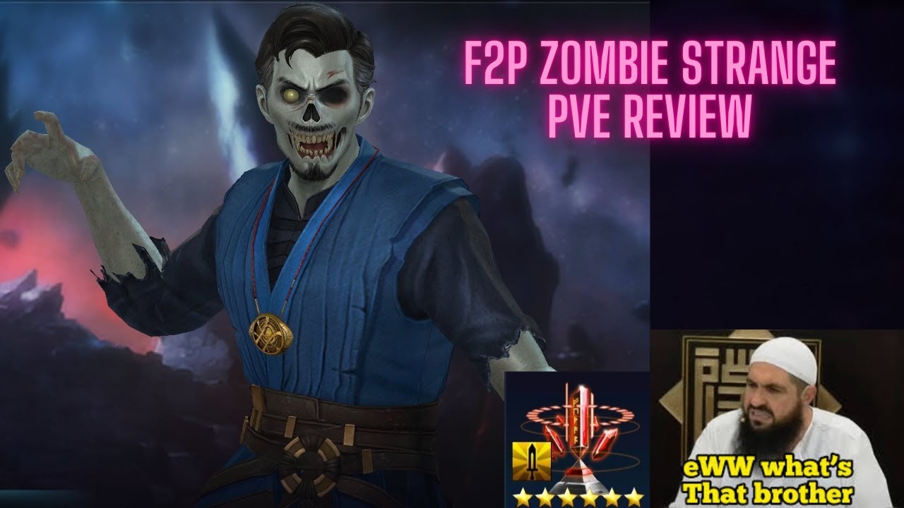ZOMBIE MISTER DOCTOR STRANGE REVIEW but at lvl 80 with obelisk lol - Marvel Future Fight