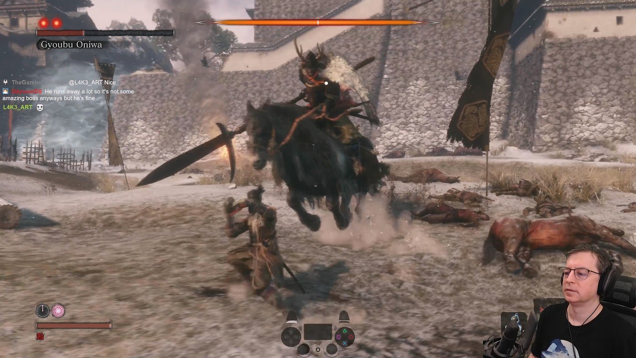 Sekiro: No Kuro Charm - day 1 - Ogre, Gyoubu, Bull