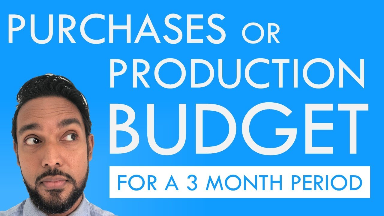Production Budget | Purchases Budget | CSEC PoA | Accounting for the Entrepreneur