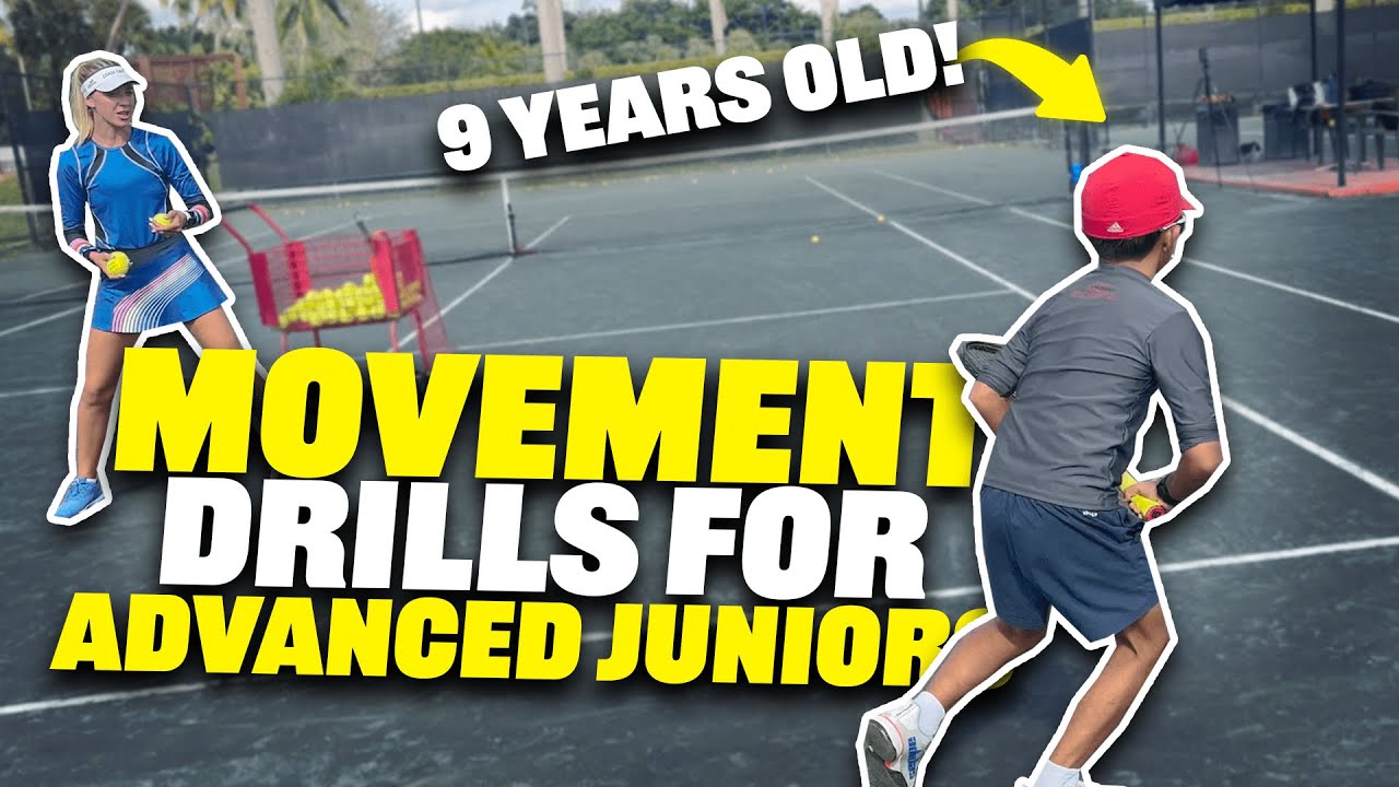 Best MOVEMENT Tennis Drills for Advanced Kids Under 10 | Tennis Lesson