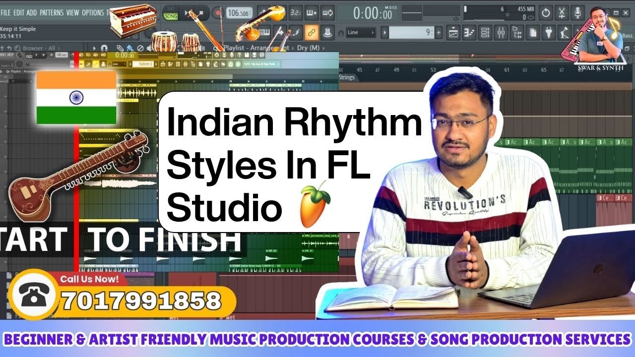 Indian Rhythm Styles Tutorial || Best Online Music Production Course || Hindi Fl Studio Classes