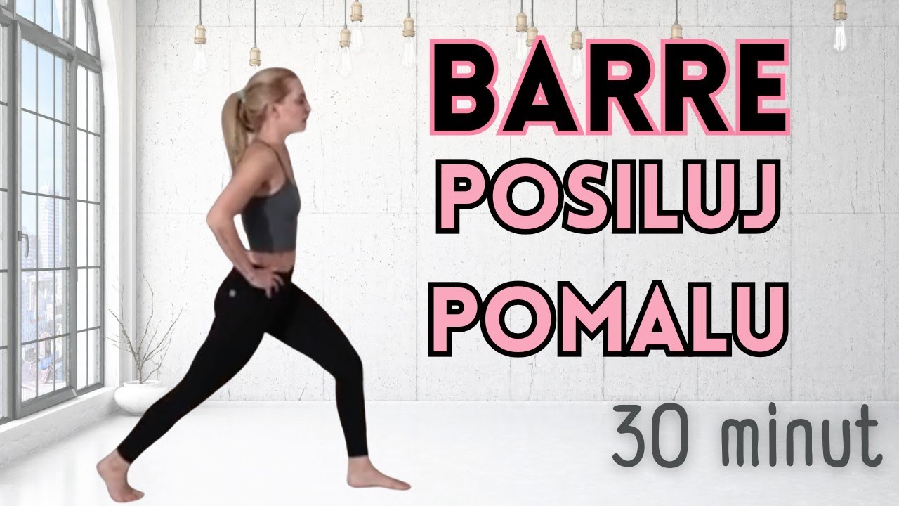 Snadné Pilates Barre cvičení na 30 minut