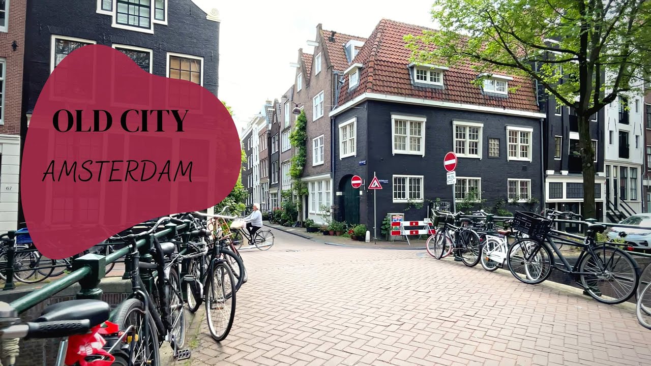 A Walk in the Old City Amsterdam -- 4K