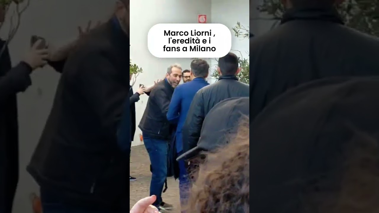 Marco Liorni , l'eredit&agrave; e i fans a Milano