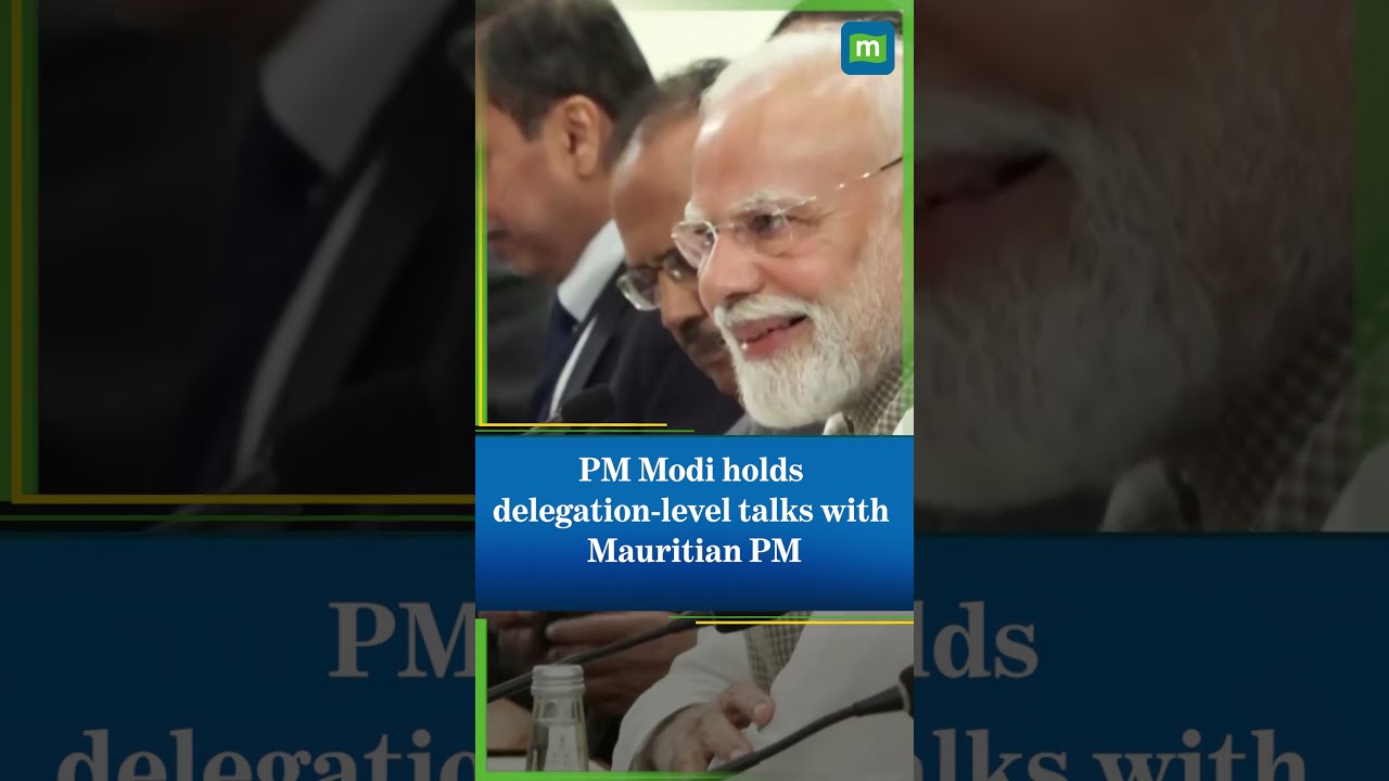 PM Modi holds delegation-level talks with Mauritian PM Dr Navinchandra Ramgoolam