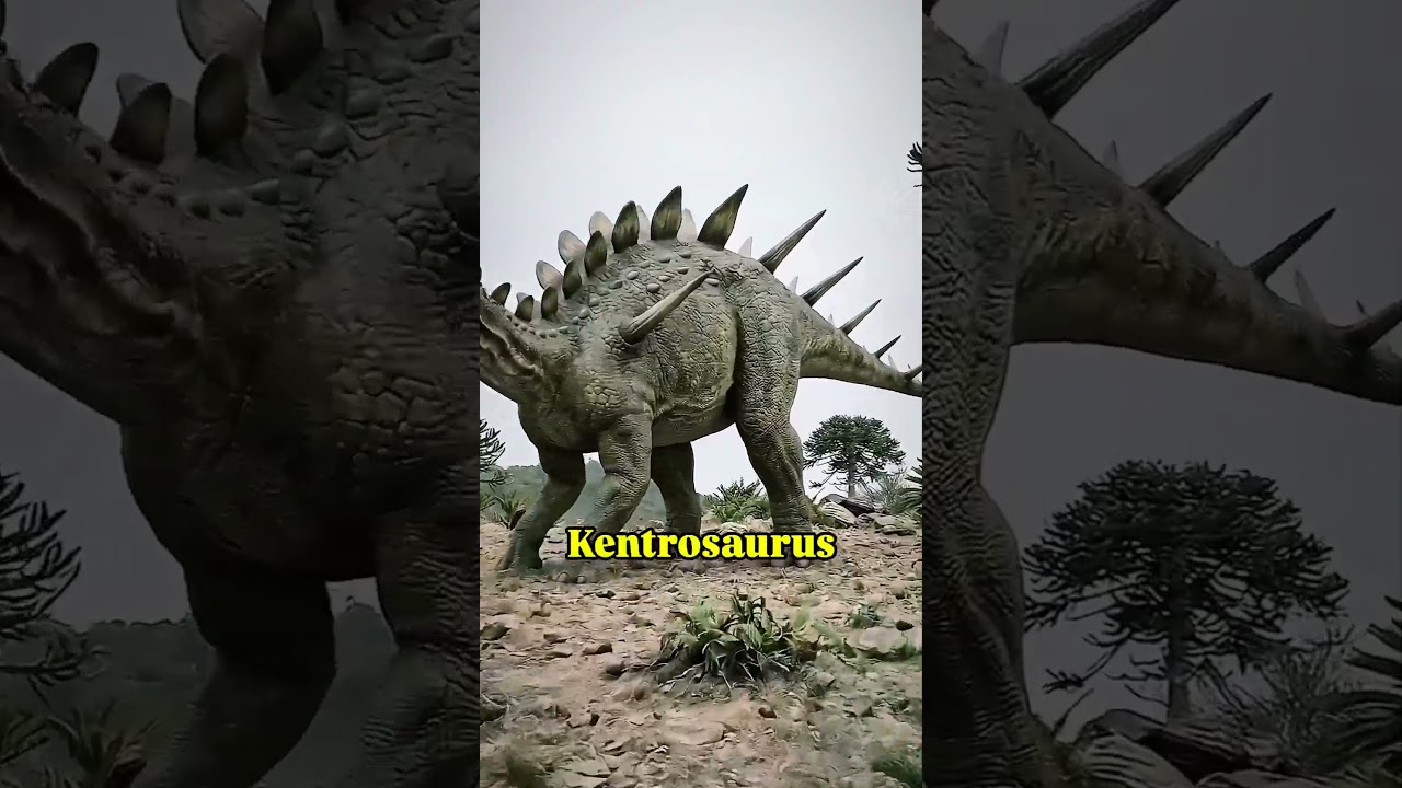Динозавр, покрытый шипами #длятебя