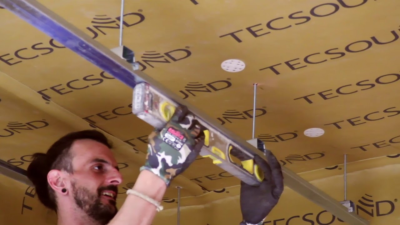 Aislamiento acústico de techos con TECSOUND® FT e INSOPLAST AA