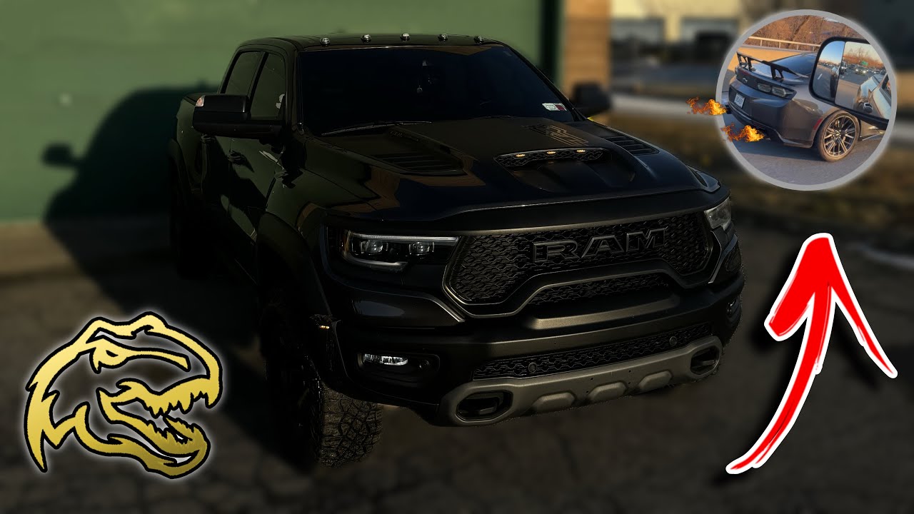 РЕЖУ В МОЕМ TRX С ОГНЕМЕТАЮЩИМ ZL1 🔥