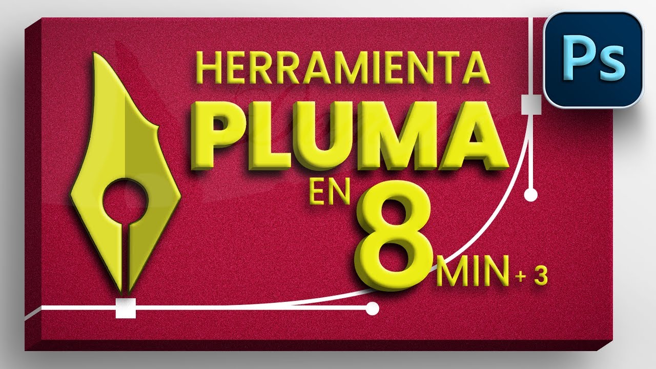 C&oacute;mo USAR HERRAMIENTA PLUMA en Photoshop ACTUALIZADO ⚡️RAPIDO y F&Aacute;CIL❗