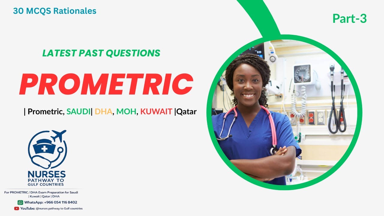 Latest| Prometric  | DHA  MCQs With Rationales 2026 |Qatar |Kuwait | Saudi |Dubai, Part.3