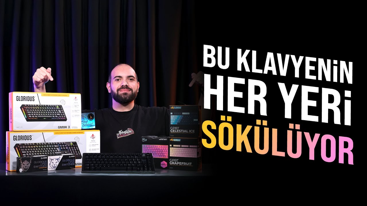 KLAVYENİN İ&Ccedil;İNİ A&Ccedil;TIK! GLORIOUS GMMK3 FOX SWITCH HOT SWAPPABLE MEKANİK OYUNCU KLAVYESİ #gamingklavye