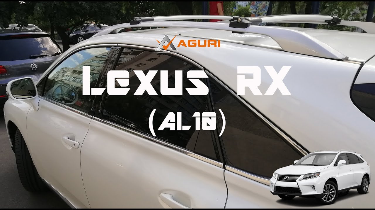 Bagażnik dachowy Aguri Prestige II reling bagażniki Lexus RX