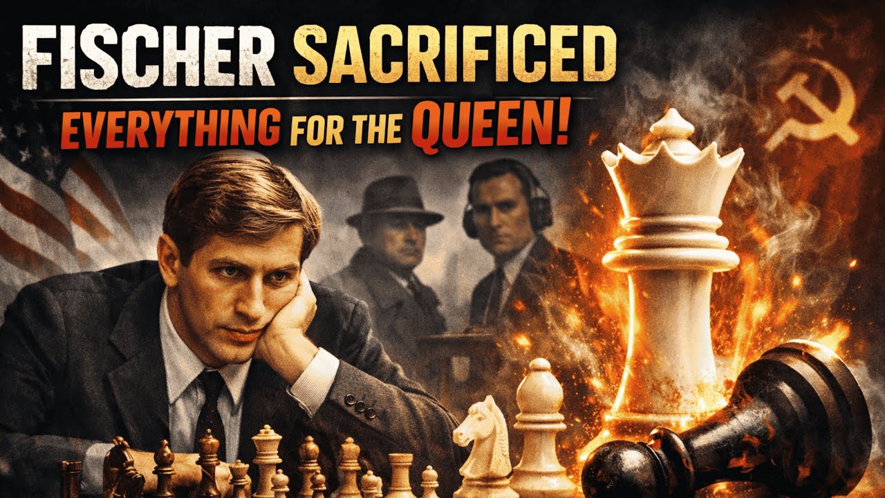 Fischer's Insane Double Rook Sacrifice: Queen Dominates Two Rooks in Epic 1965 Havana Massacre!