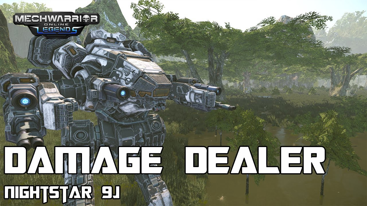 Наносим максимальный урон - Nightstar 9J | Mechwarrior Online