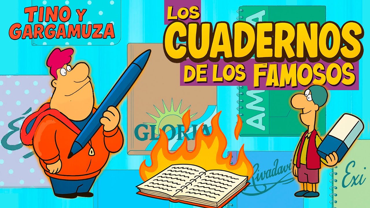 Tino y Gargamuza – Los Cuadernos de los Famosos