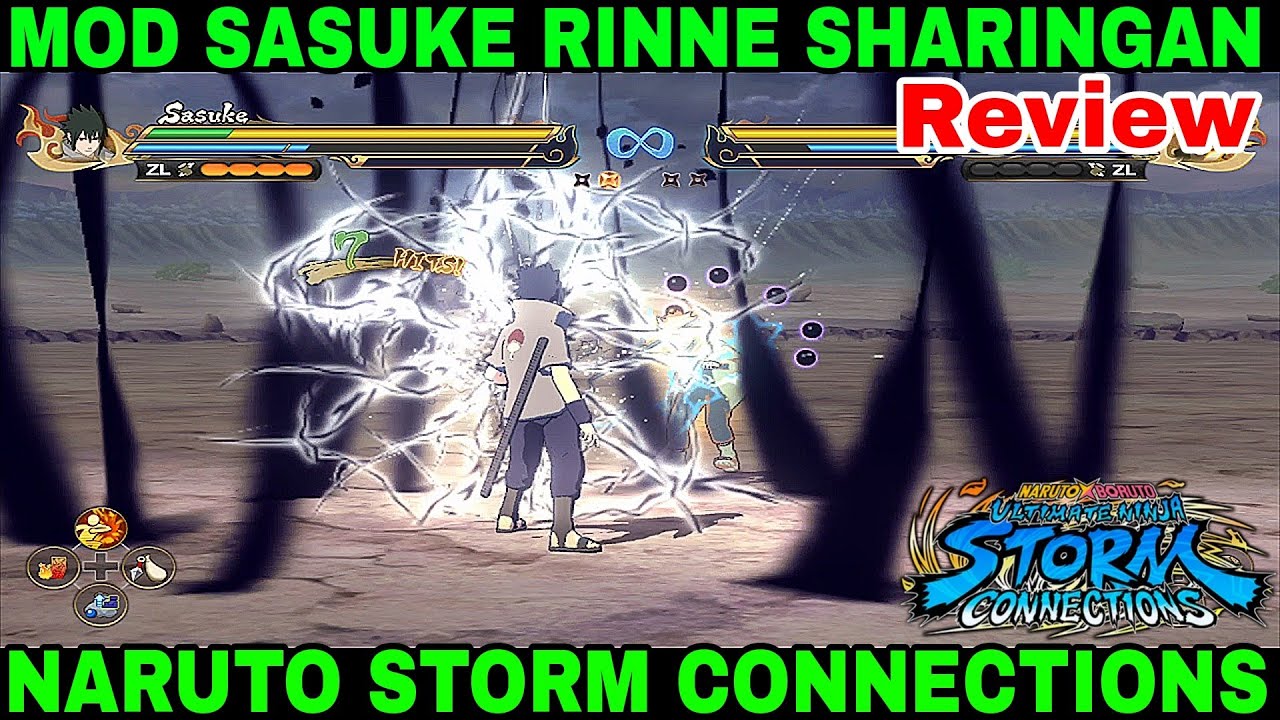 Mod Sasuke Rinne Sharingan | Naruto X Boruto Ultimate Ninja Storm Connections | Android Gameplay