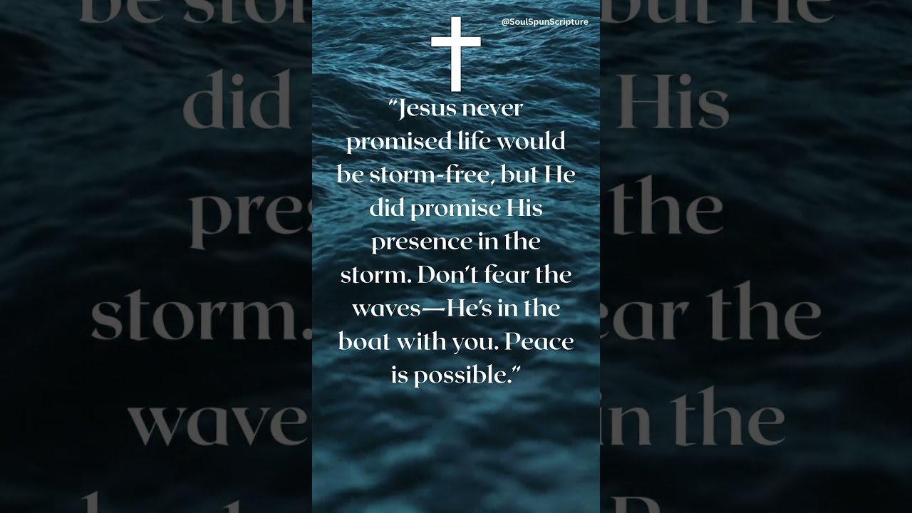Jesus,The peace in Your Storm #peaceofgod #christianmotivation #trustgod #faithingod #strengthingod
