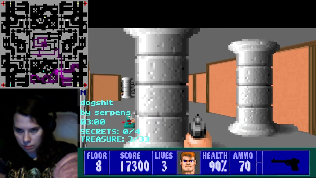 Wolf3D mod: Where the duck am I (Level 8)