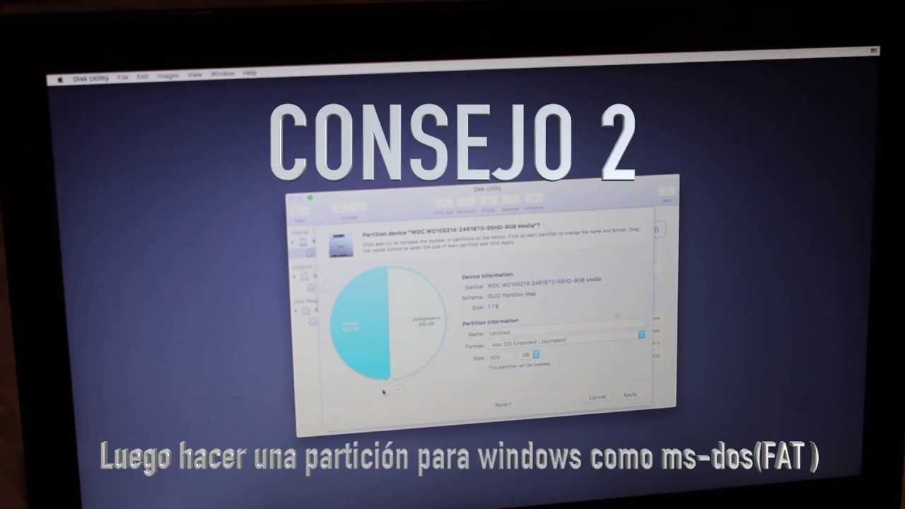 Mac OS y Windows en un mismo disco.