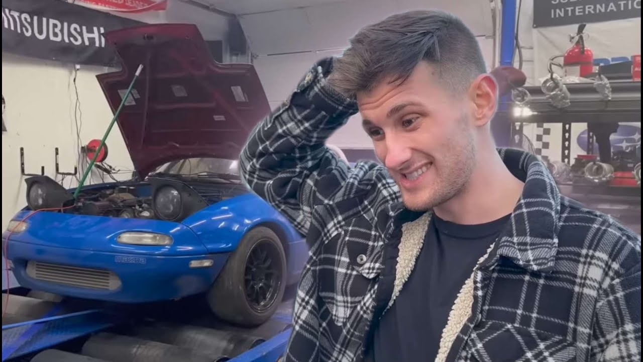 2jz Swapped Miata Hits The Dyno !!