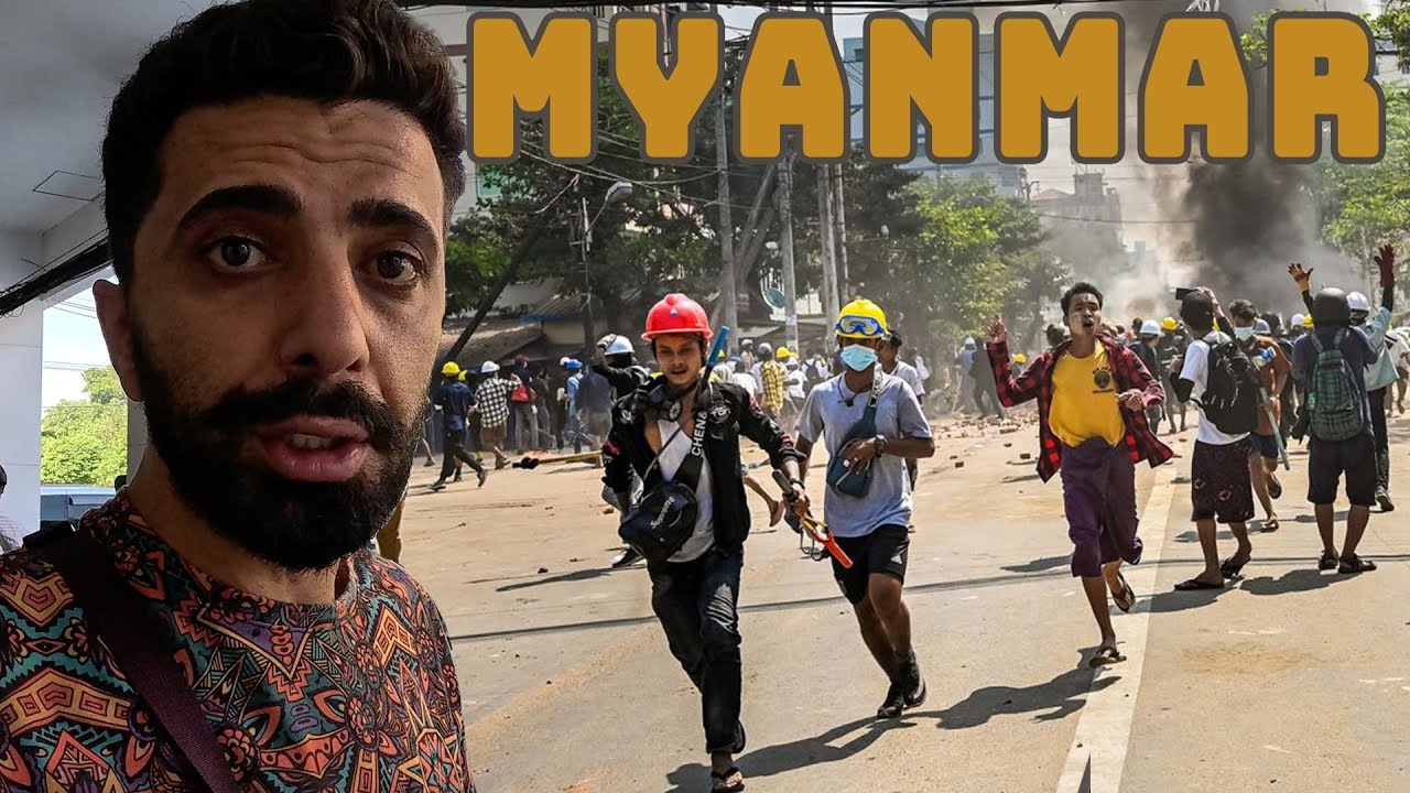 İ&ccedil; Savaşın Ortasında MYANMAR'a Geldim! Tek Turist Benim / 624