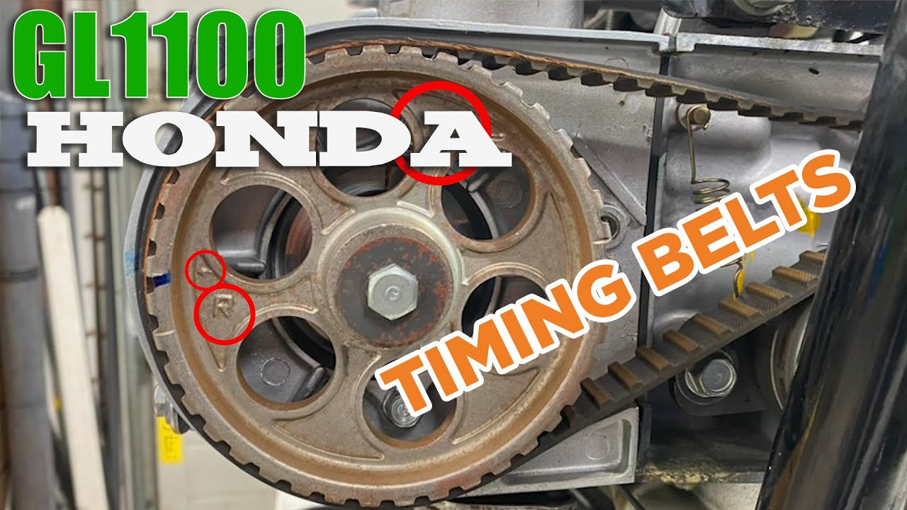 Как заменить ремни ГРМ на Honda GL1100 Goldwing