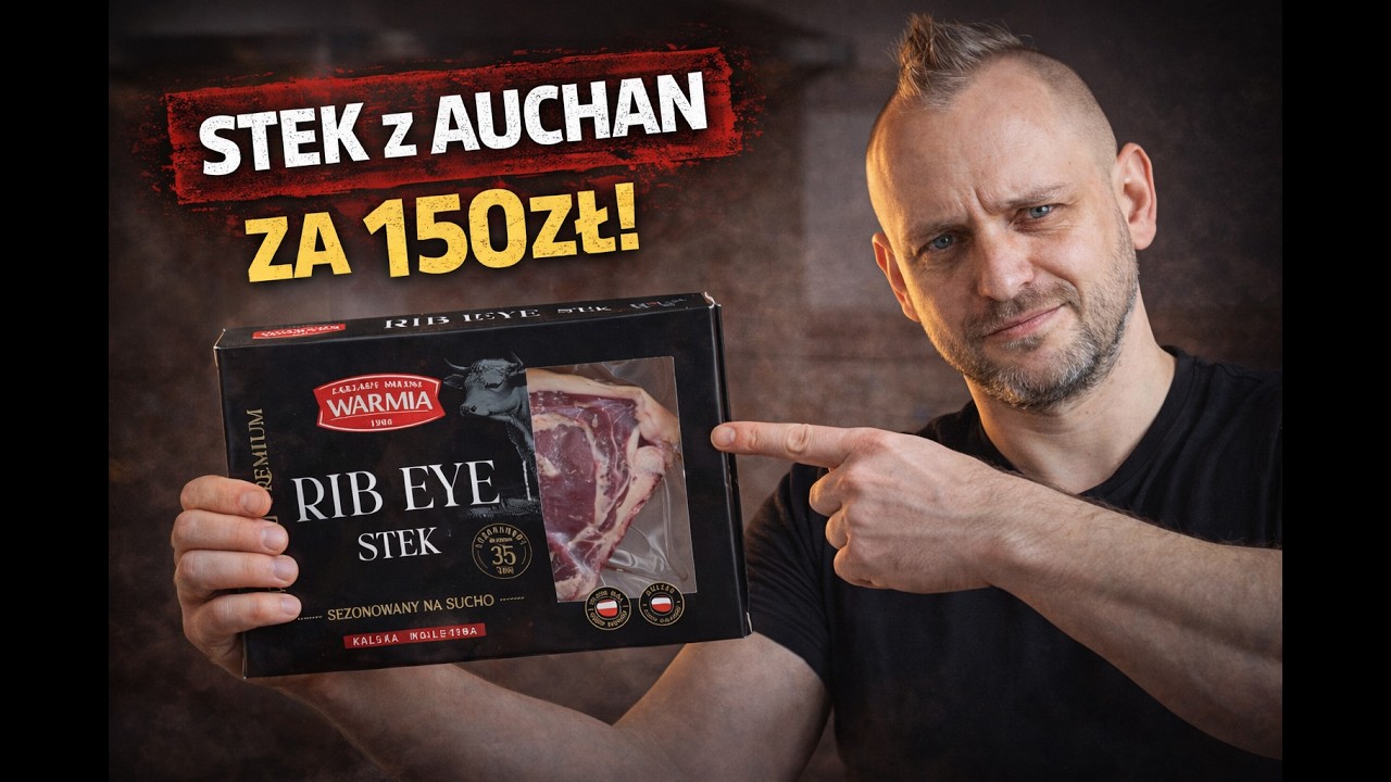 Testuje steka z Auchan! - czy faktycznie sezonowany na sucho?