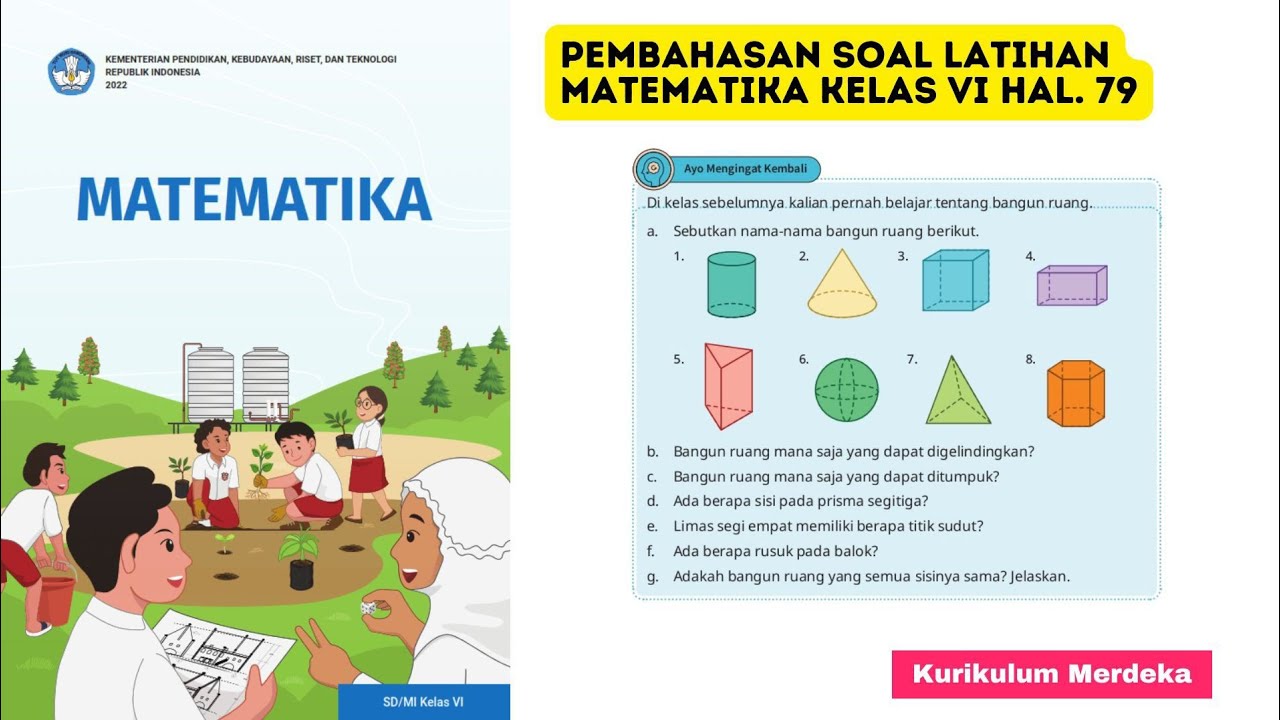 Pembahasan Soal Latihan Matematika Kelas VI halaman 79
