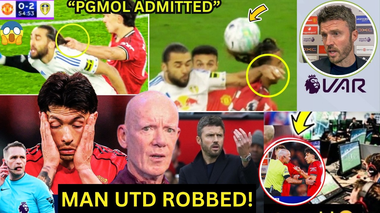 🚨Just NoW ⭕ VAR (PGMOL) Admitted Shocking Error After MAN UNITED 1-2 LEEDS UTD!  Chaos😳#manutdnews