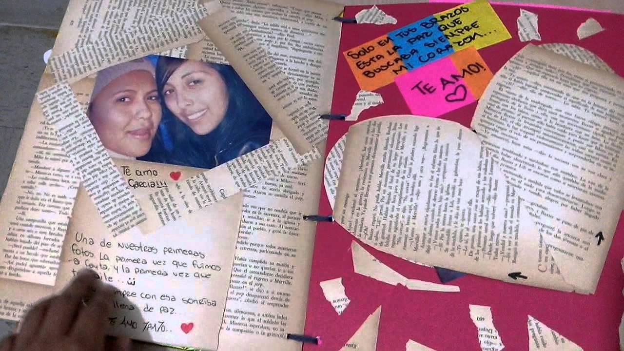 Cuaderno de aniversario para mi novia
