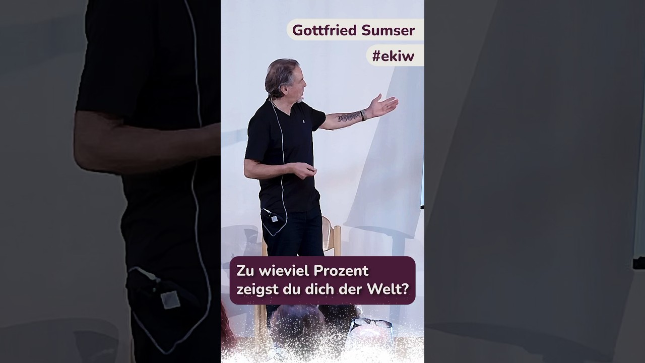 Zu wieviel Prozent zeigst du dich der Welt? #ekiw #einkursinwundern