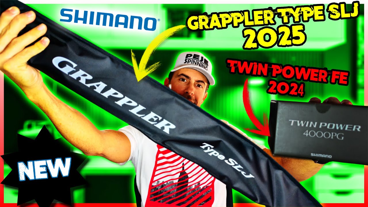 ℕ𝕌𝔼𝕍𝔸 Shimano 2025 Grappler Type SLJ S66-0 & Twin Power FE 4000PG | Equipo de 𝑺𝑼𝑷𝑬𝑹 𝑳𝑰𝑮𝑯𝑻 𝑱𝑰𝑮𝑮𝑰𝑵𝑮