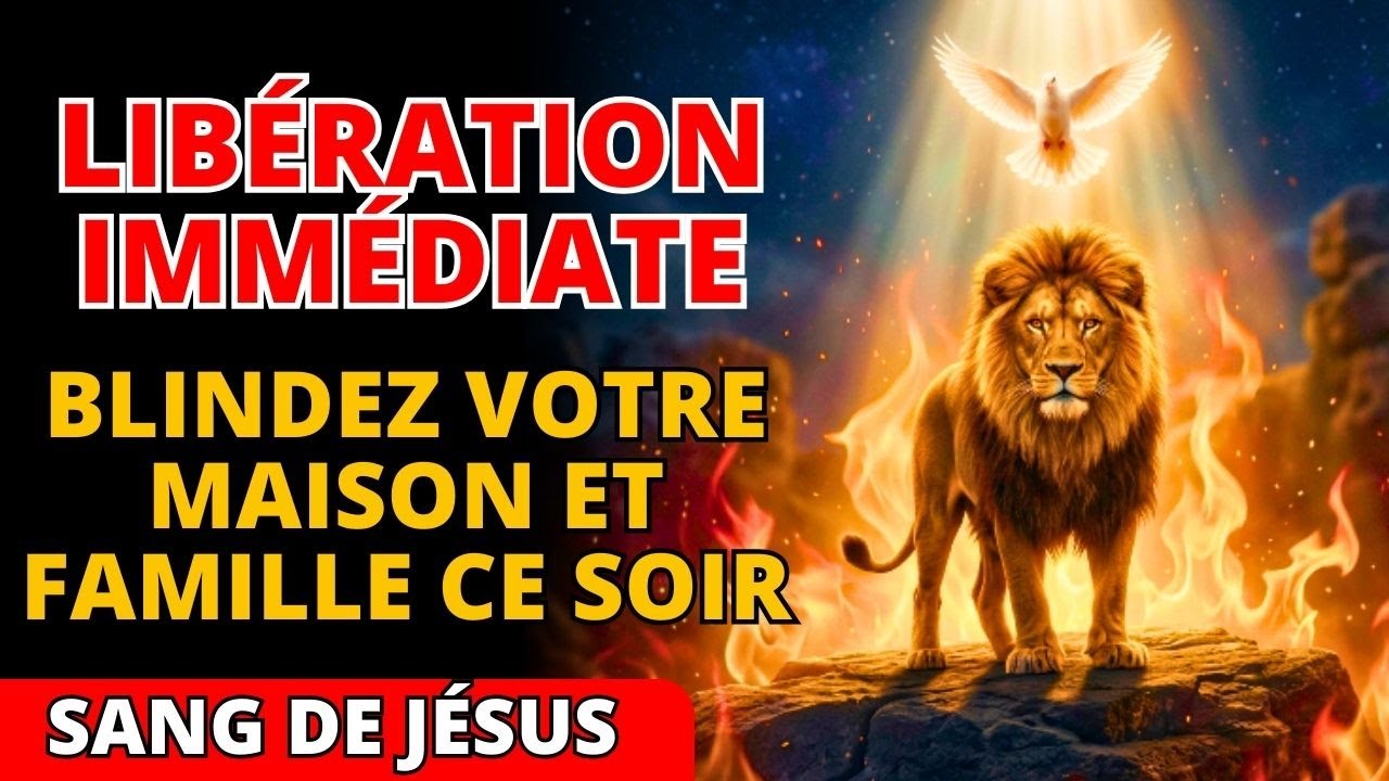 🩸 Le Sang de Jésus BLINDE Votre Maison et DISPERSE Tout Esprit Malin Ce Soir