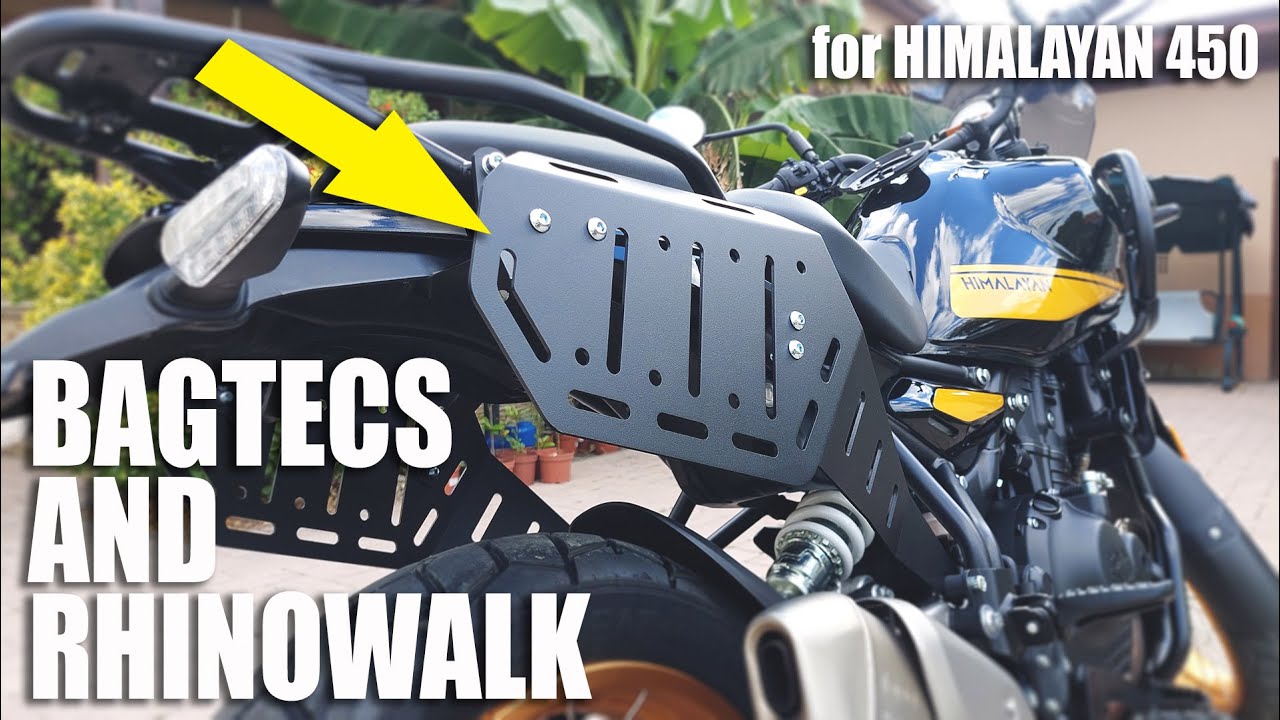 BAGTECS SC54 AND RHINOWALK MT1428 - ROYAL ENFIELD HIMALAYAN 450 [ * WORKSHOP * ]