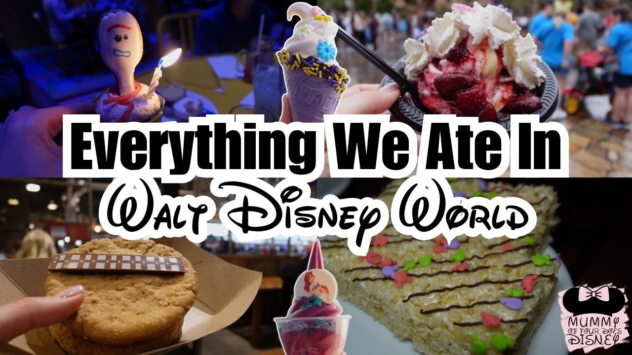 🏰 Everything We Ate in Walt Disney World on our 7 Night Trip