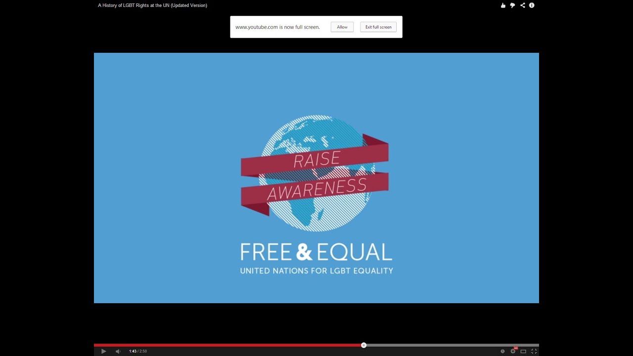 A History of LGBT Rights at the UN (Updated Version)