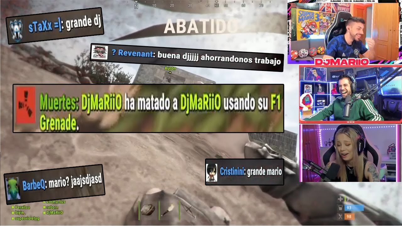 DjMaRiiO HA MAT4D0 A DjMaRiiO USANDO SU GRANAD4