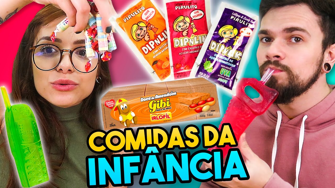 PROVAMOS os DOCES mais FAMOSOS da nossa INFÂNCIA