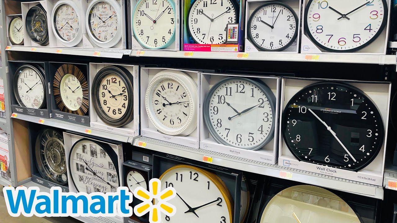 🕰️ ⏰ Big Wall Clocks in Walmart 🕰️🕰️🕰️