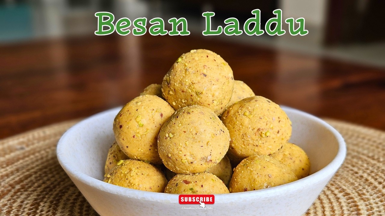 Easy & Delicious Festive Sweet 💛 | Besan Laddu🌸✨| Dhundhun's Tummy Tales 🌿 #laddu
