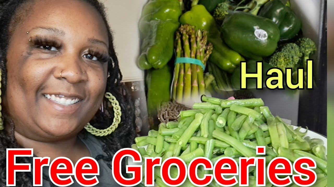 GROCERY HAUL| I SPENT NO MONEY ON ALL THIS FOOD BY GOING TO THE FOOD PANTRY/ BANK