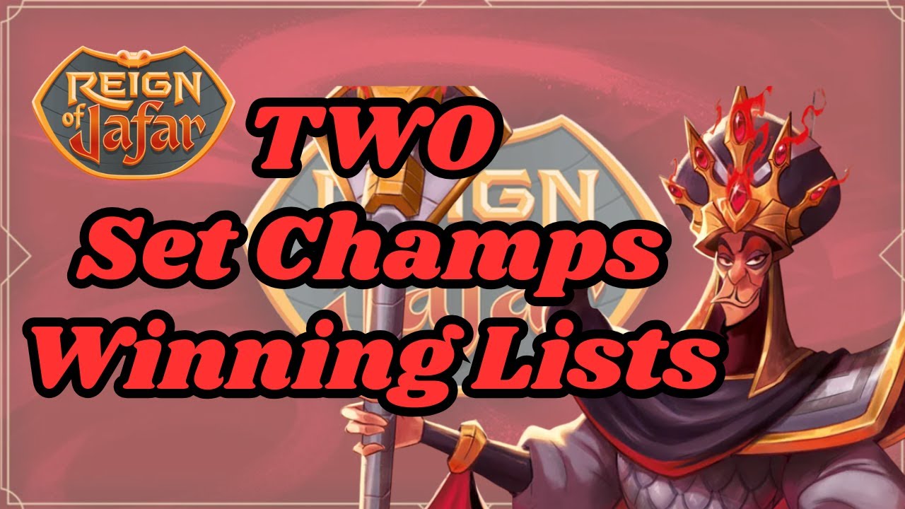 My two Store Championship Winning List's!