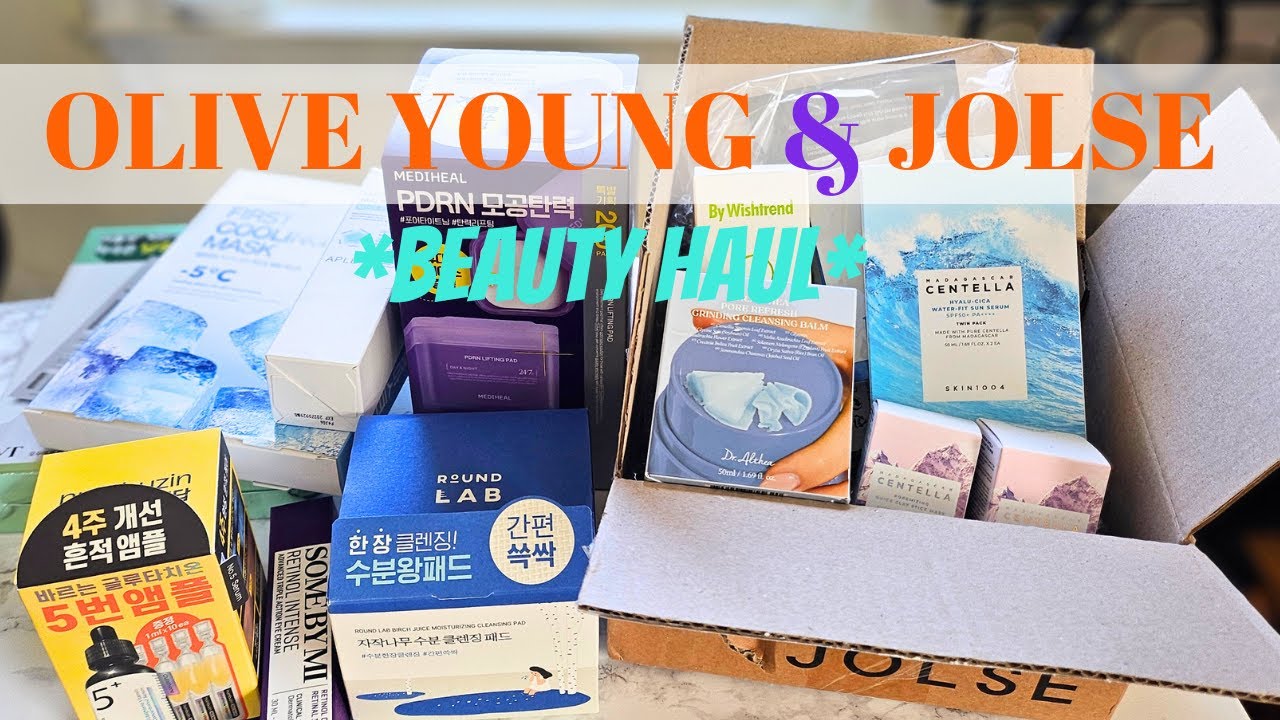 OLIVE YOUNG & JOLSE Beauty Haul