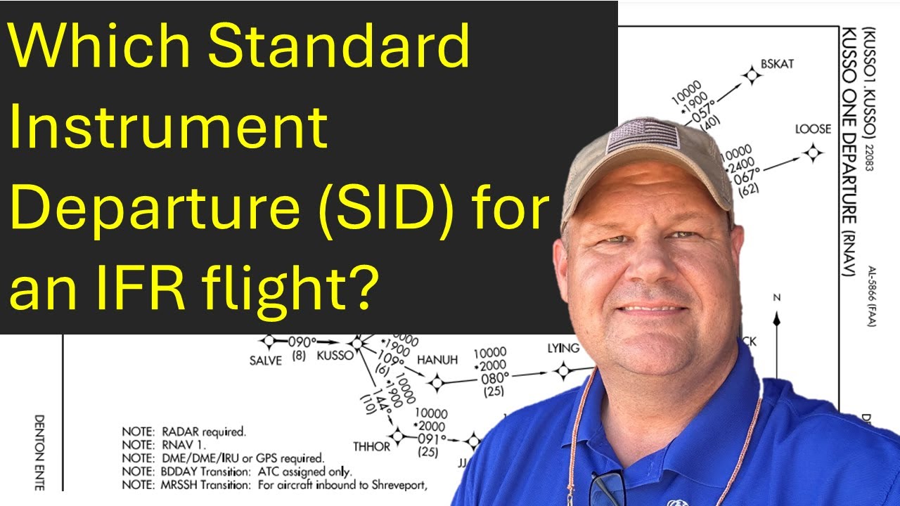 Which Standard Instrument Departure (SID) for an IFR flight?